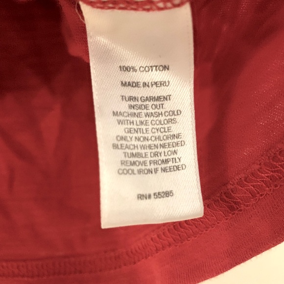 Men’s Express Red Crew Neck T Shirt - Picture 4 of 6